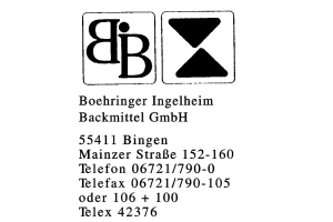 Boehringer Ingelheim Backmittel GmbH