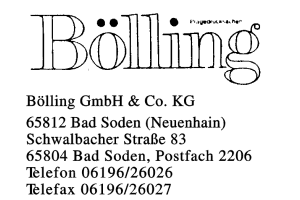 Bölling GmbH & Co. KG