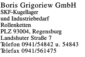 Boris Grigoriew GmbH