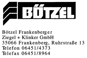 Bötzel Frankenberger Ziegel + Klinker GmbH Bötzel Frankenberger Ziegel + Klinker GmbH