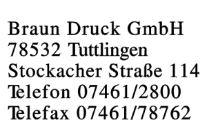 Braun Druck GmbH