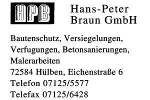 Braun, Hans-Peter GmbH