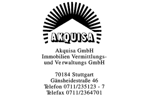 Akquisa GmbH Immobilien Vermittlungs- und Verwaltungs GmbH