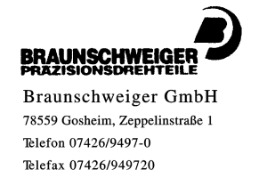 Braunschweiger GmbH Braunschweiger GmbH