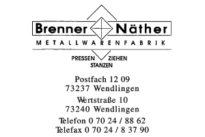Brenner + Näther Brenner + Näther
