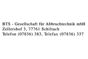 BTS - Gesellschaft für Abbruchtechnik mbH