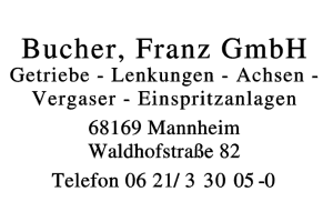 Bucher, Franz GmbH