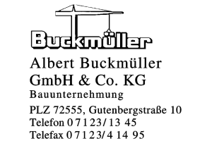 Buckmüller, Albert GmbH & Co. KG