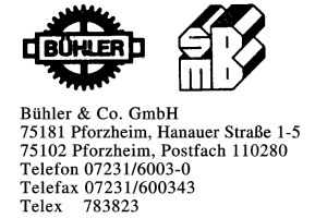 Bühler & Co. GmbH