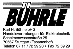Bührle, Karl H. oHG