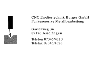 Burger GmbH CNC-Erodiertechnik