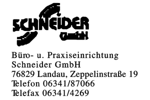Büro- u. Praxiseinrichtung Schneider GmbH
