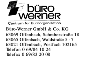 Büro-Werner GmbH & Co. KG
