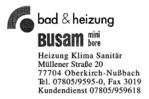 Busam Bad & Heizung