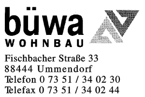 büwa Wohnbau