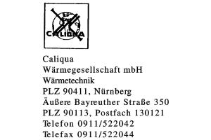 Caliqua, Wärmegesellschaft mbH