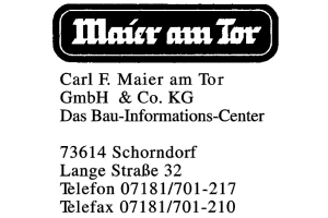 Carl F. Maier am Tor GmbH  & Co. KG