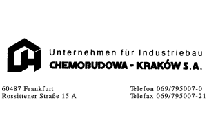 CHEMOBUDOWA - KRAKOW S. A.