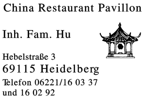 China-Restaurant Pavillon China-Restaurant Pavillon