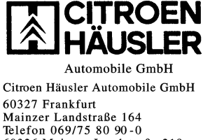 Citroen Häusler Automobile GmbH