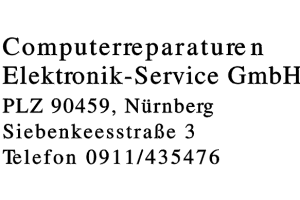 Computerreparaturen Elektronik-Service GmbH Computerreparaturen Elektronik-Service GmbH