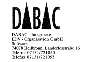 DABAC - Integrierte EDV - Organisation GmbH
