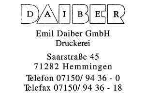 Daiber, Emil GmbH