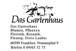 Das Gartenhaus