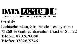 DATA LOGIC GmbH DATA LOGIC GmbH