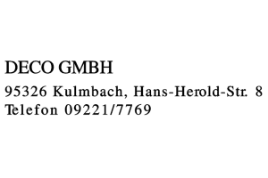 DECO GMBH