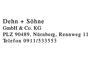 Dehn + Söhne GmbH & Co. KG