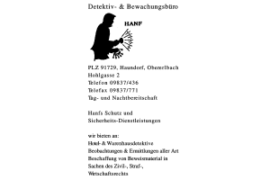 Detektiv- & Bewachungsbüro HANF