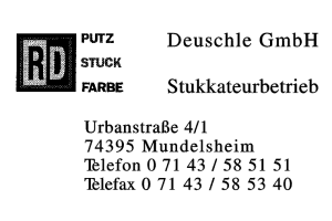 Deuschle GmbH Deuschle GmbH