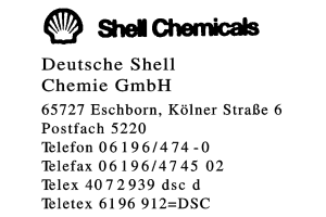 Deutsche Shell Chemie GmbH