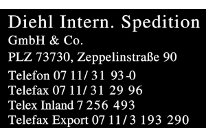 Diehl Internationale Spedition GmbH & Co. Diehl Internationale Spedition GmbH & Co.