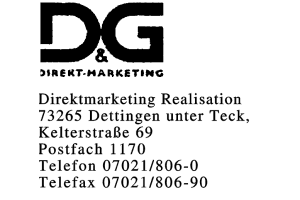 Direktmarketing Realisation