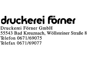 Druckerei Förner GmbH
