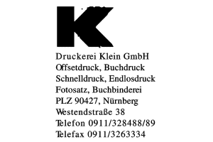 Druckerei Klein GmbH
