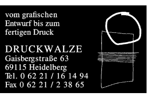 Druckwalze