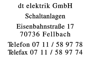 dt elektrik GmbH