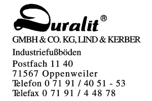 Duralit GmbH & Co. KG, Lind & Kerber