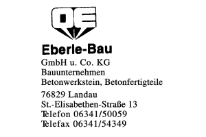 Eberle-Bau GmbH u. Co. KG