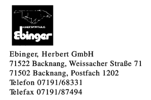 Ebinger, Herbert GmbH