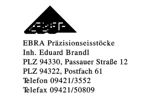 EBRA Präzisionseisstöcke Inh. Eduard Brandl