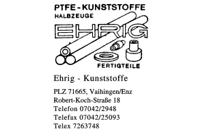 Ehrig - Kunststoffe
