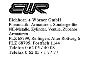 Eichhorn + Wörner GmbH