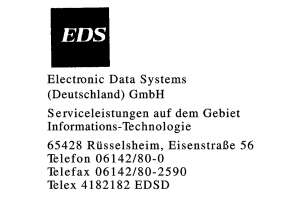 Electronic Data Systems (Deutschland) GmbH