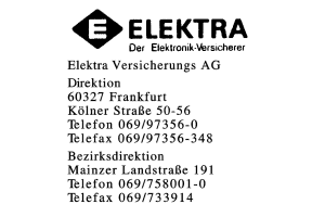 Elektra Versicherungs AG Direktion