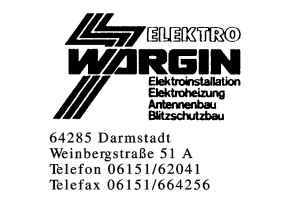 ELEKTRO WARGIN