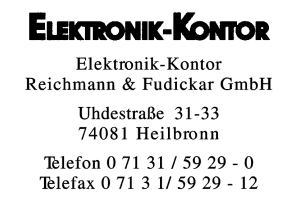 Elektronik-Kontor Reichmann & Fudicker GmbH